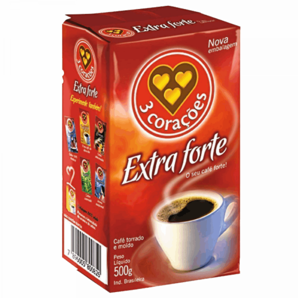 Cafe 3 Coracoes 500gr Extra Forte