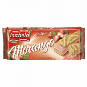 Wafer Isabela 145gr Morango