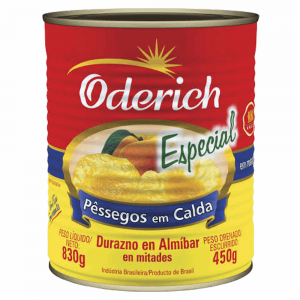 Pessego Calda Oderich 450gr Lt Especial