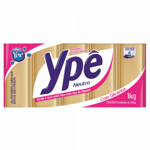 Sabao Barra Ype Glicerin.1kg C/5 Neutro