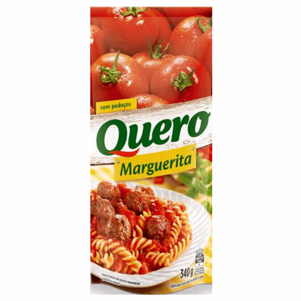 Molho Pronto Quero 340gr Sach.Marguerita