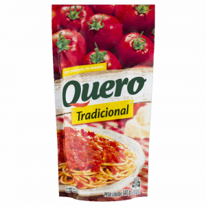 Molho Pronto Quero 340gr Sach.Tradiciona