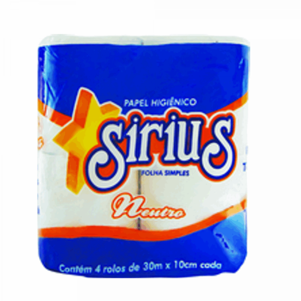 Papel Hig.Sirius 30mt C/4