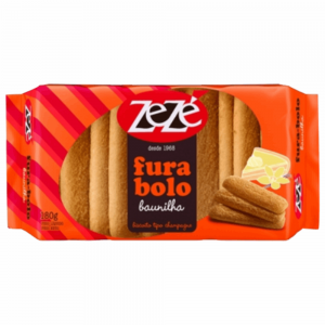 Bisc.Zeze Fura-Bolo 180gr Baunilha