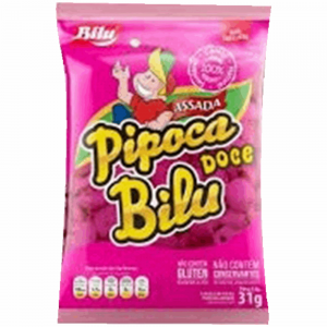 Pipoca Bilu 31gr Doce