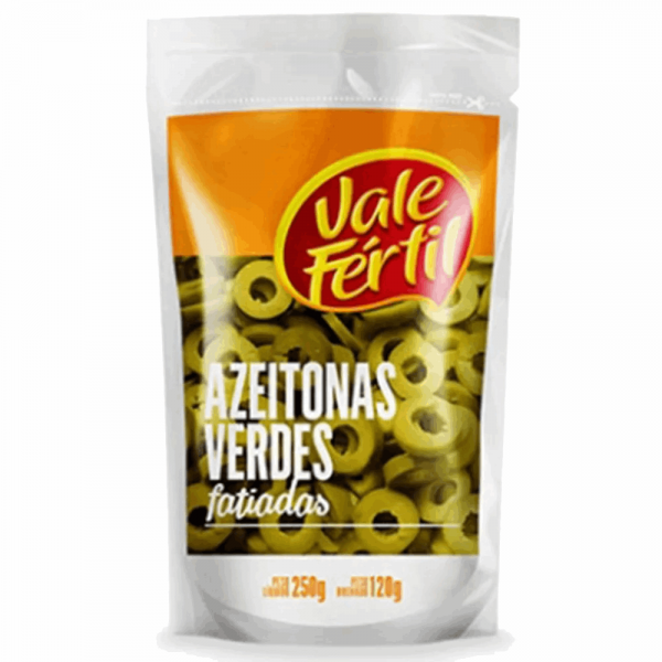 Azeitonas Vale Fertil 120gr Sach.Fat.