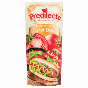 Molho Predilecta 340gr Sach.Hot Dog