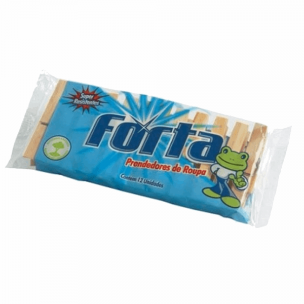 Prendedor Roupa Forta Mad.C/12