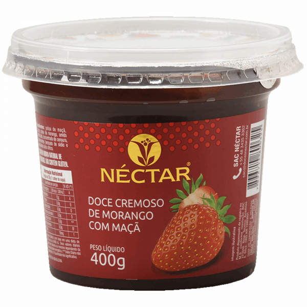 Doce Fruta Nectar 400gr Morango