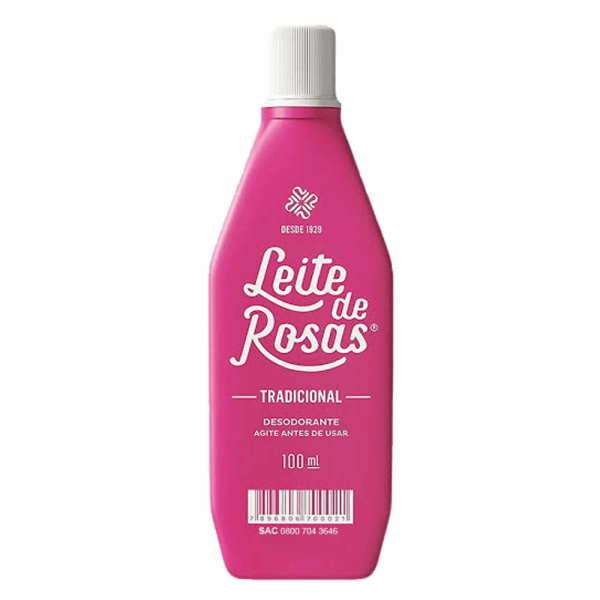 Leite De Rosas 100ml Tradicional
