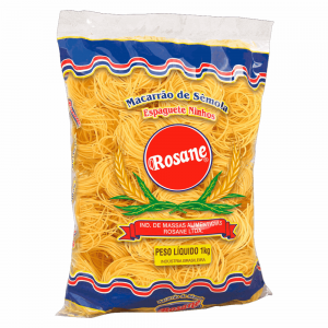 Massa Rosane Semola 1kg Espaguete