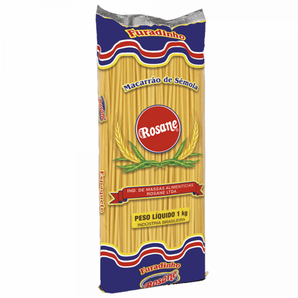 Massa Rosane Semola 1kg Furadinho