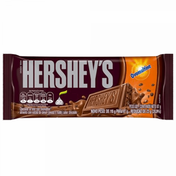 Barra Chocolate Hersheys 87gr Ovomaltine