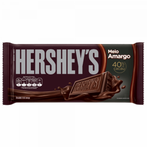 Barra Chocolate Hersheys 92gr Meio Amar