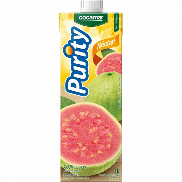 Nectar Frutas Purity 1lt Goiaba