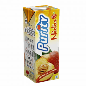 Nectar Frutas Purity 1lt Pessego/Maca