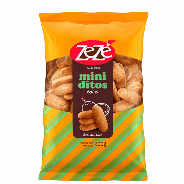 Bisc.Zeze Miniditos 200gr Coco