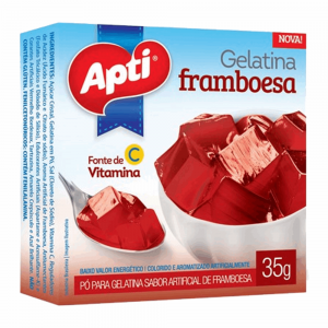 Gelatina Apti 35gr Framboesa