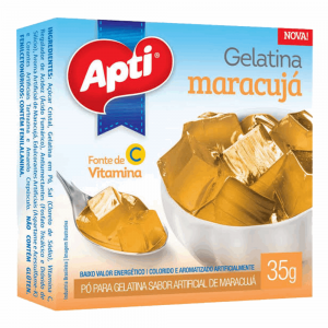 Gelatina Apti 35gr Maracuja