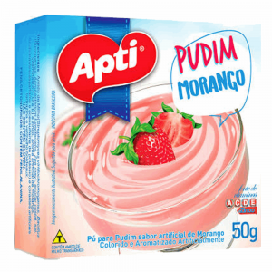 Pudim Apti 50gr Morango