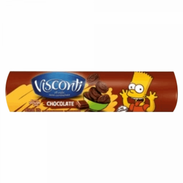 Bisc.Visconti Recheado 125gr Chocolate