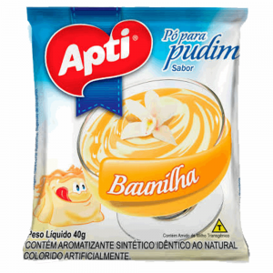 Pudim Apti 40gr Sach.Baunilha