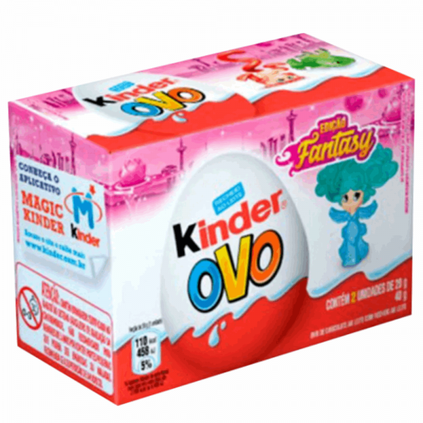 Chocolate Kinder Ovo 20gr C/2 Menina