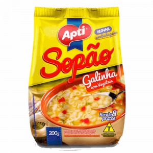 Sopao Apti 200gr Galinha/Macar/Vegetais