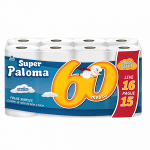 Papel Hig.Paloma 60mt Lv12pg11 Neutro