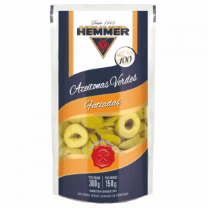Azeitonas Hemmer 150gr Sach.Fatiada