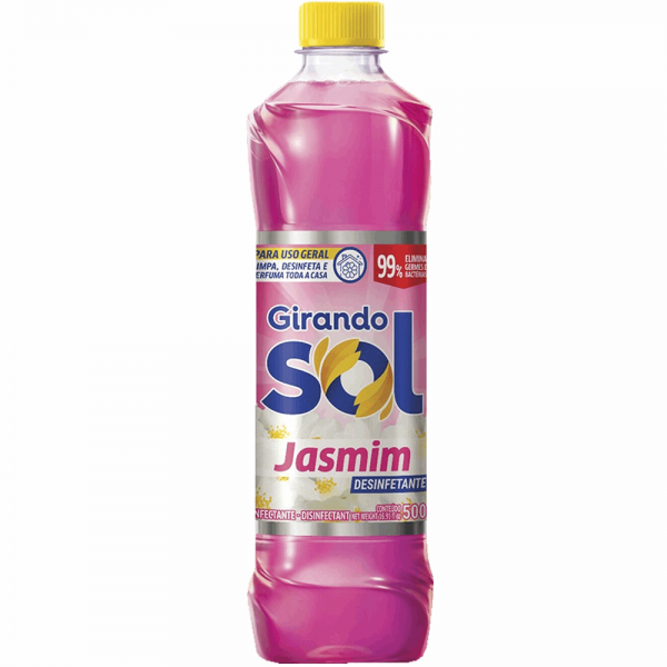 Desinf.Girando Sol 500ml Jasmim