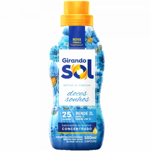 Amaciante Girando Sol Concent.500ml Azul