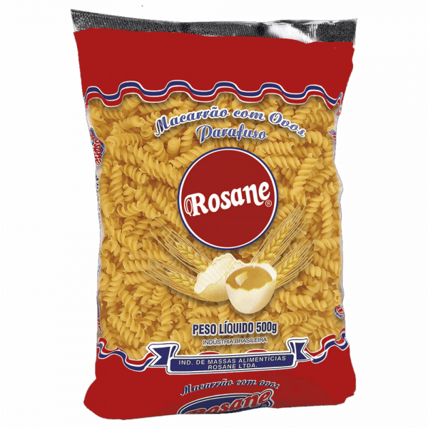 Massa Rosane C/Ovos 500gr Parafuso