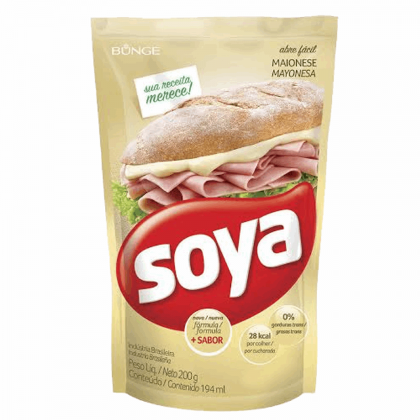 Maionese Soya 200gr Sach.