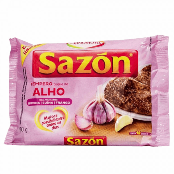 Tempero Sazon 60gr Toque Alho