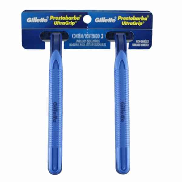 Ap.Barbear Prestobarba Grip C/2 C.F