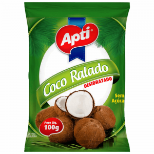 Coco Ralado Apti Sac.100gr Desidratado