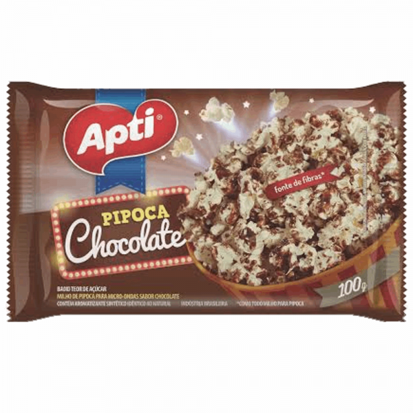 Pipoca Micro.Apti 100gr Chocolate