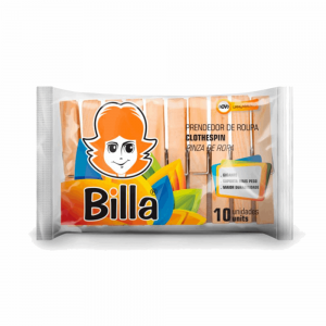 Prendedor Roupa Billa C/12