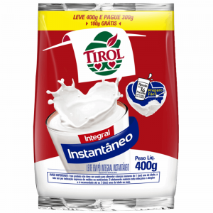 Leite Po Tirol 400gr Sach.Integral