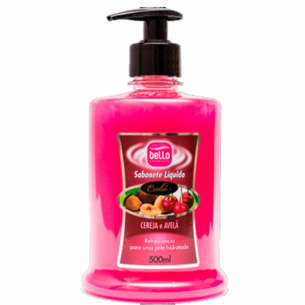 Sabonete Liq.Bello 450ml Rf.Cereja/Avela