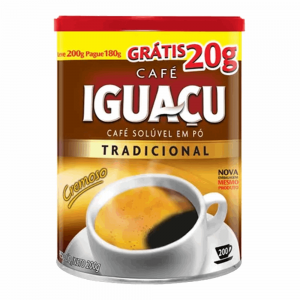 Cafe Iguacu Soluvel L200p180gr Lt E.Fort