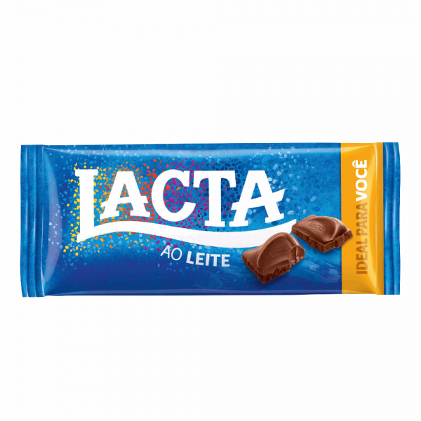 Barra Chocolate Lacta 90gr Ao Leite