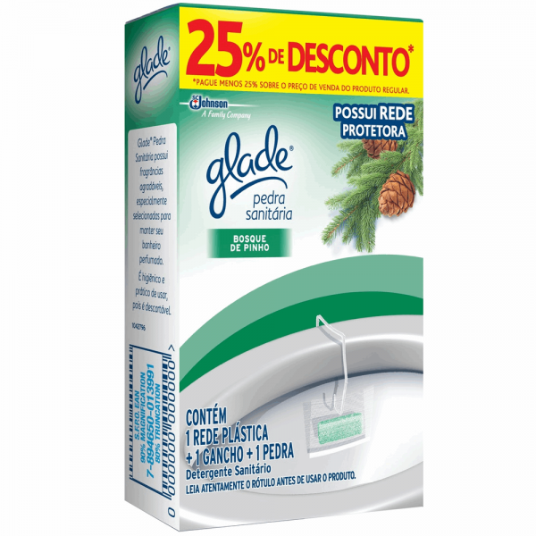 Pedra Sanit.Glade Sany 25gr Pinh.25%desc