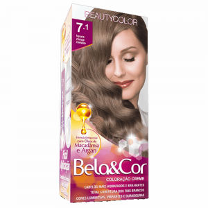 Tintura Bela&cor 7.1 Louro Cinza Medio