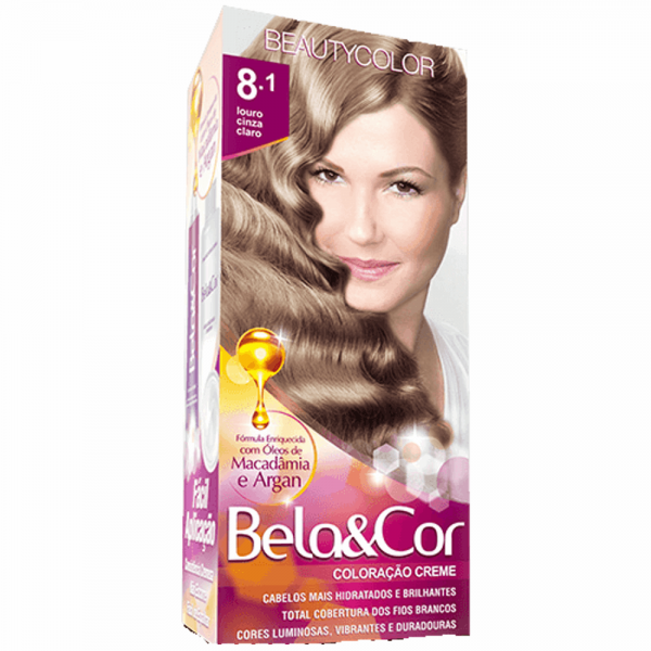 Tintura Bela&cor 8.1 Louro Cinza Claro