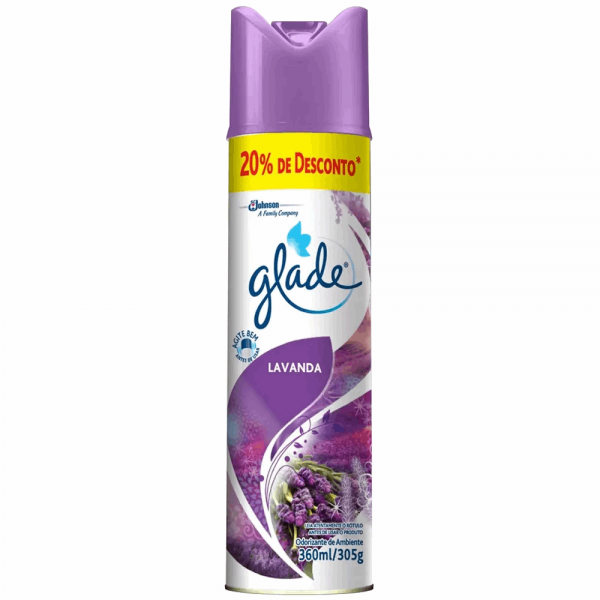 Odoriz.Amb.Glade 360ml 20% Desc.Lavanda