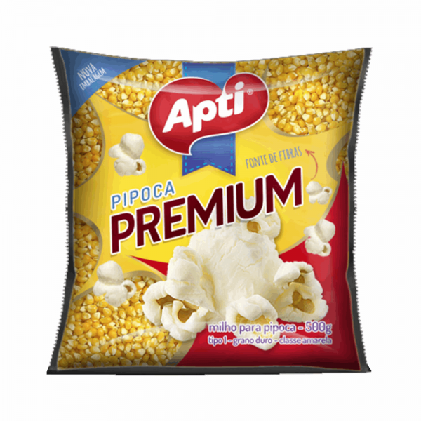 Milho Pipoca Apti 500gr Premium