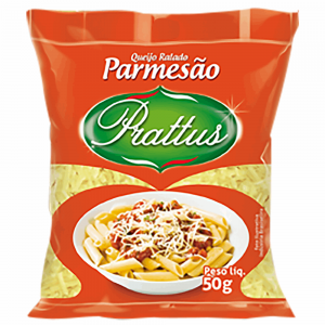 Queijo Ralado Prattus 50gr Pct Parmesao