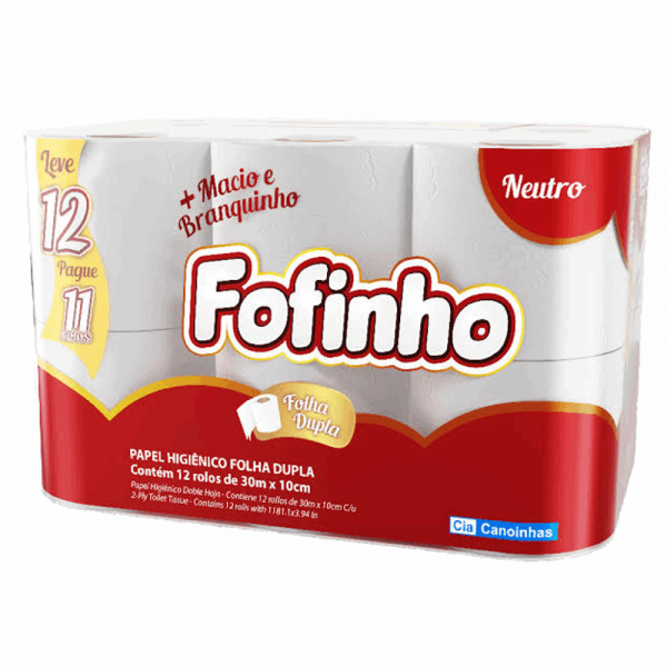 Papel Hig.Fofinho Compac.F.D 30mt L12p11